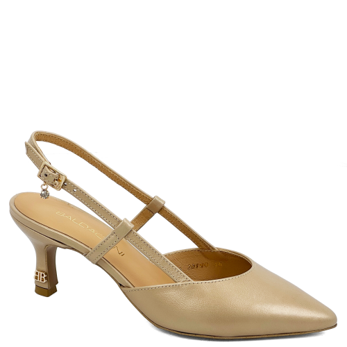 Złote  czółenka z odkrytą piętą Baldaccini 20190 -55