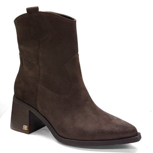 Czekoladowe skórzane kowbojki Baldaccini 20560-78