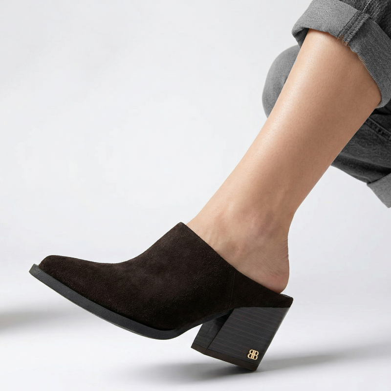 Brązowe klapki kowbojki Baldaccini 1