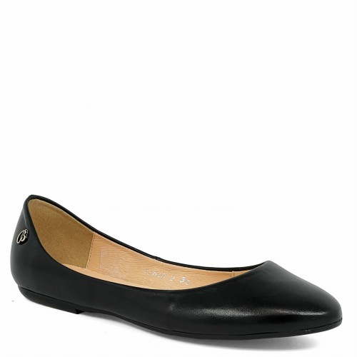 Czarne baleriny skóra naturalna Baldaccini 1784000-148 rozmiarówka zaniżona