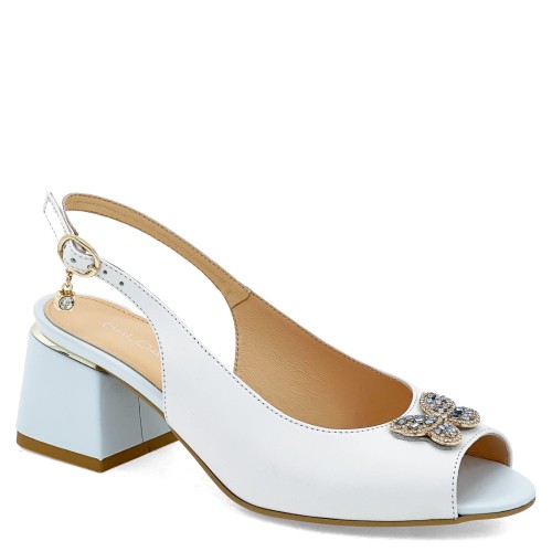 Sandały na niskim obcasie z motywem motyla Baldaccini 19322