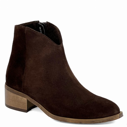 Brązowe welurowe botki Baldaccini 1619500-44