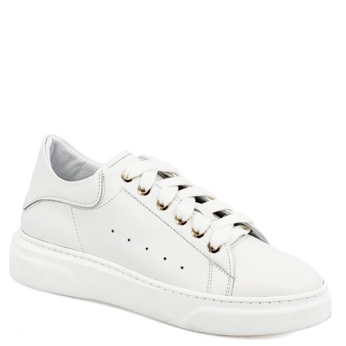 Białe skórzane sneakersy Baldaccini 135300-43