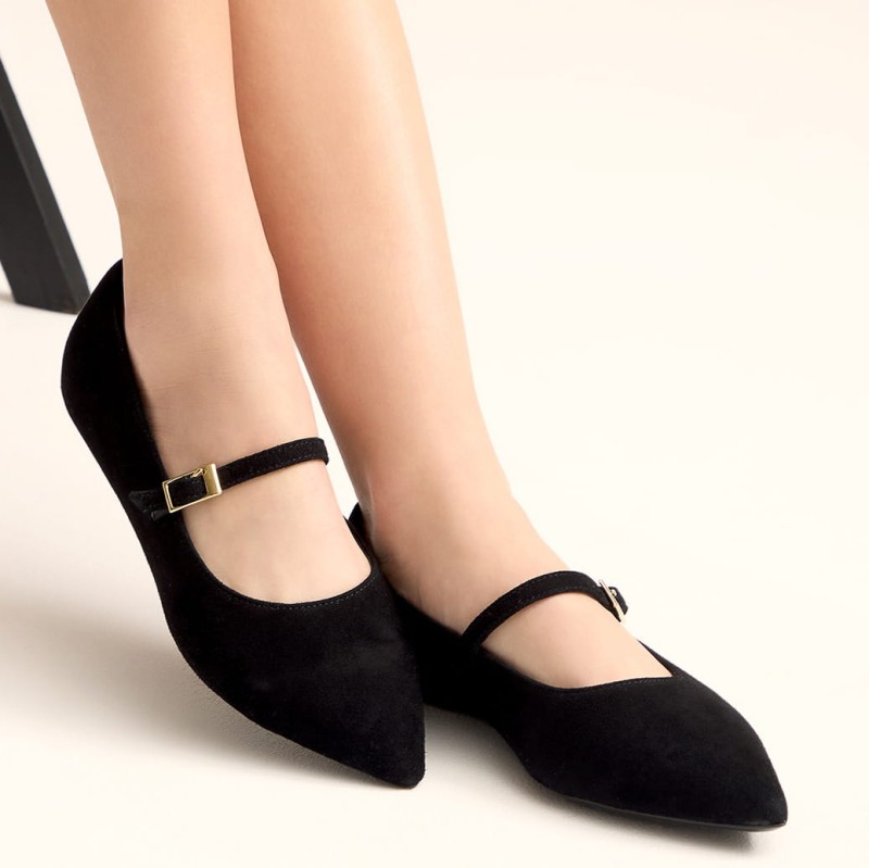 cczarne zamszowe baleriny w szpic 0514.jpg