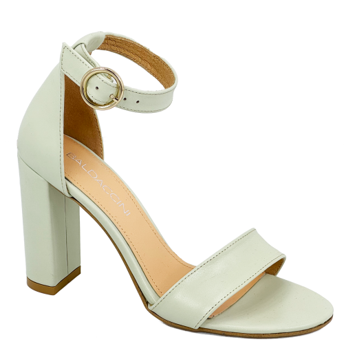 Miętowe zielone sandały na słupku Baldaccini 1771000-55